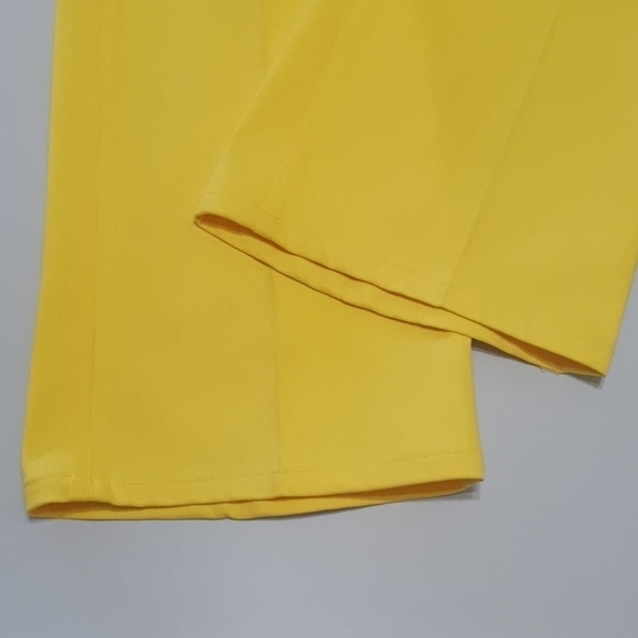 Ralph Lauren G25 Canary Yellow Straight Leg Jeans - Picture 9 of 10